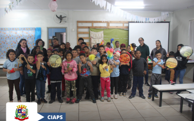 Crianças do CIAPS participam de palestra sobre cuidados ambientais